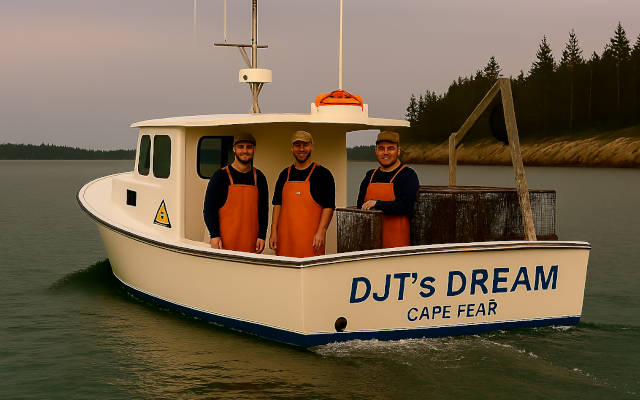 Maine Electric Workboat generated by Copilot