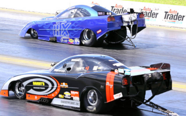 methanol powered funny car dragsters
