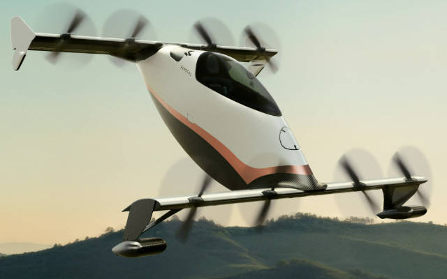 Pivotal single-place electric VTOL aircraft