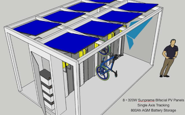 Quikbyke-designed Solarport